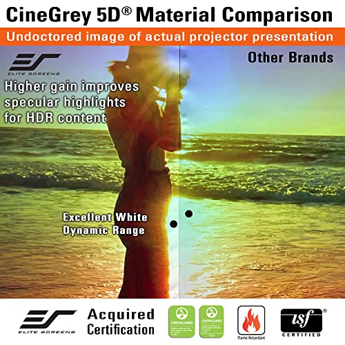 Elite Screens Starling Tab-Tension 2 CineGrey 5D Series Projector Screen