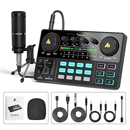 Used] Maono Maonocaster Lite AU-AM200-S1 Podcast Equipment Bundle