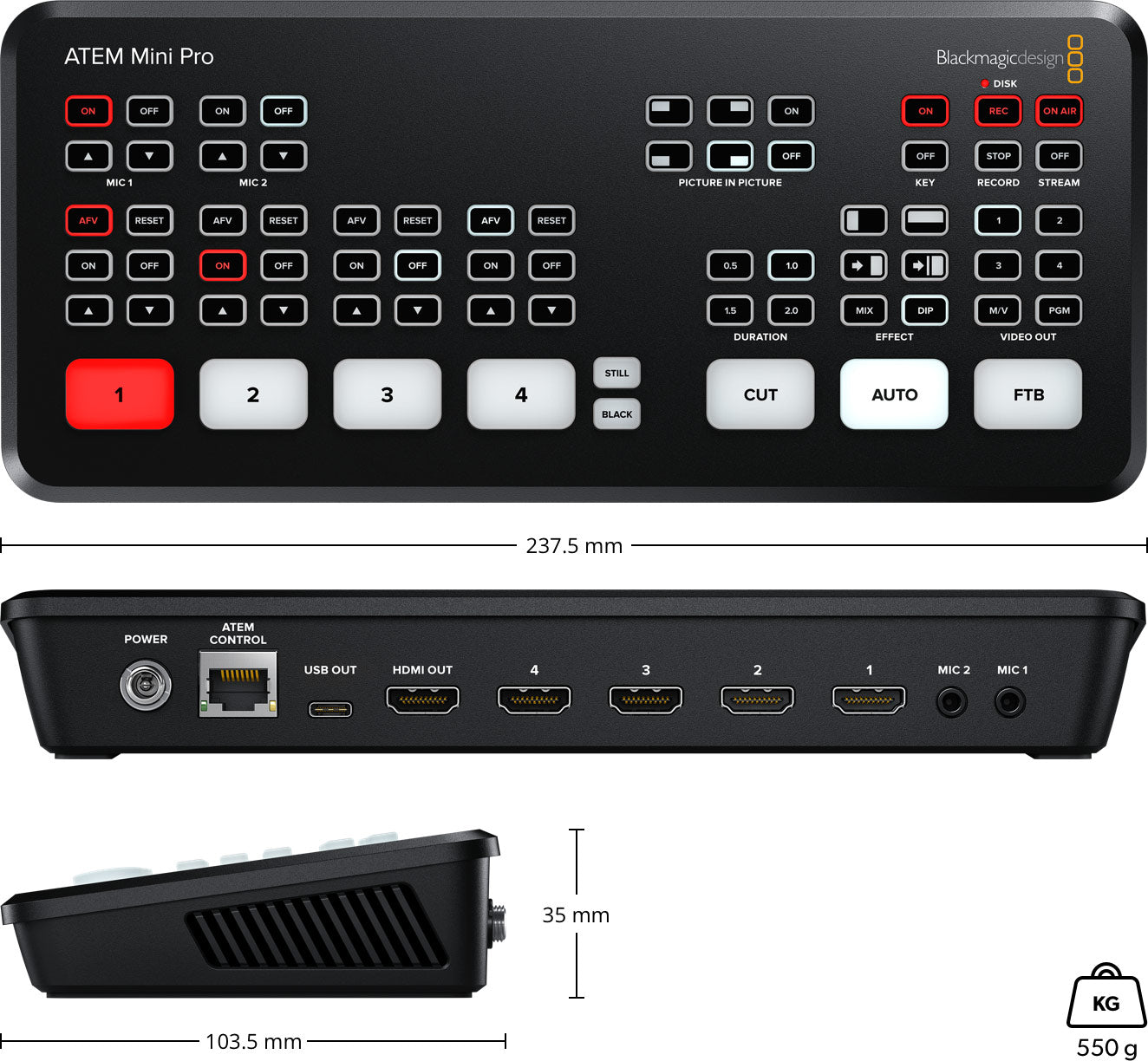 Blackmagic Design ATEM Mini Pro Video Switcher