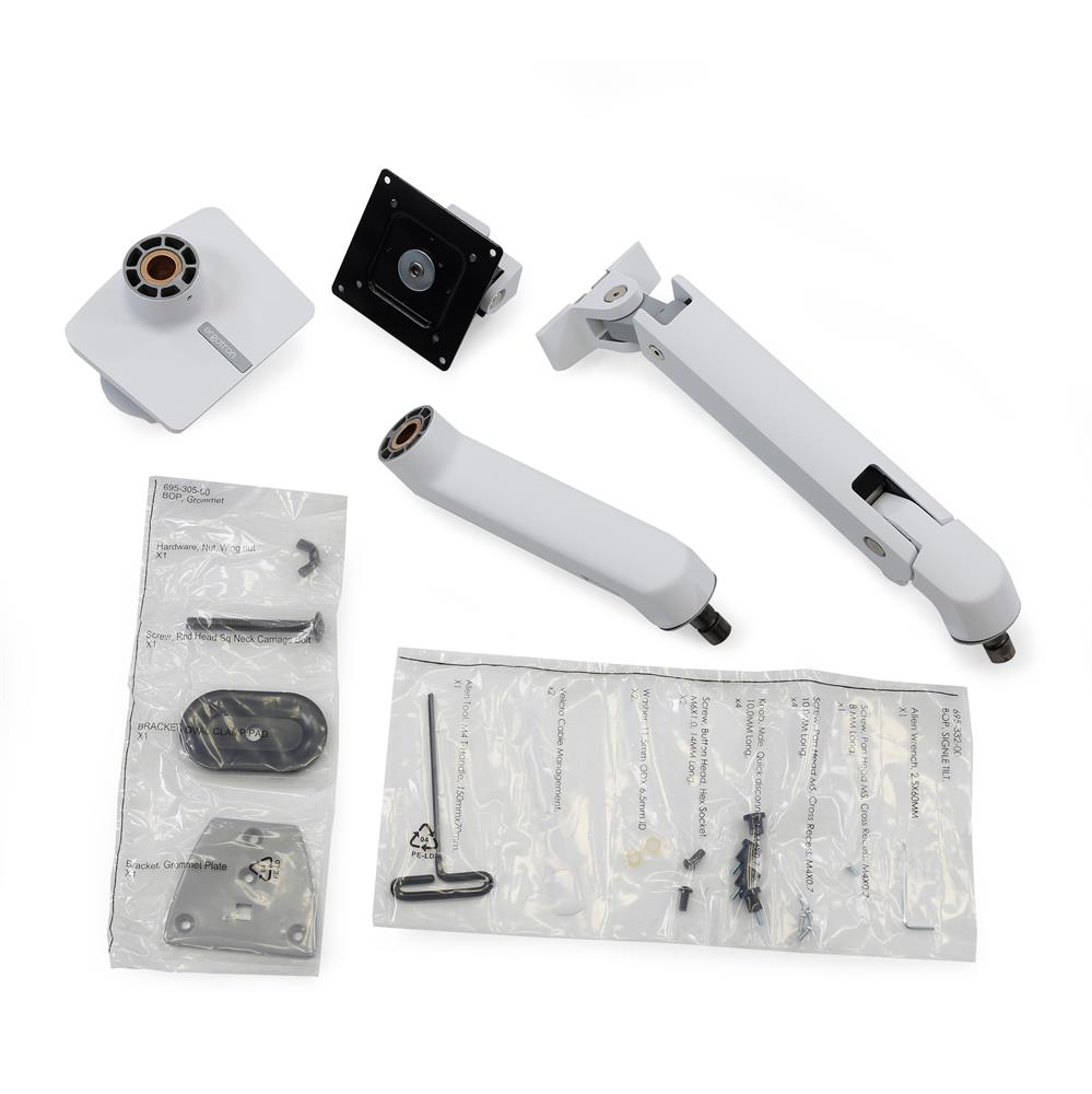 Ergotron HX Desk Monitor Arm with Heavy-duty Pivot