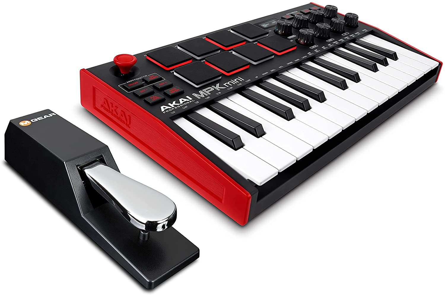 midi sustain pedal AKAI MPK Mini MK3 MIDI Keyboard Plus M-Audio SP-2 Sustain Pedal Bundle – Langya Tech