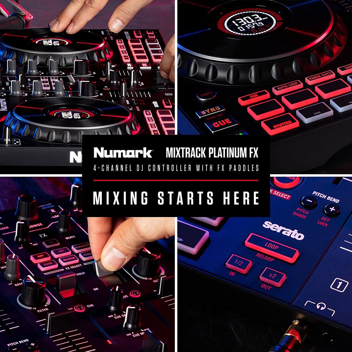 Numark Mixtrack Platinum FX DJ 控制器