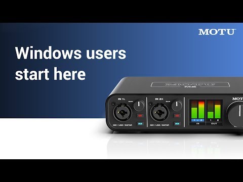 MOTU M4 4x4 USB-C Audio Interface