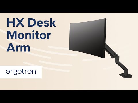 Ergotron HX Desk Monitor Arm