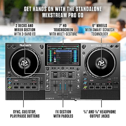 Numark Mixstream Pro Go Standalone DJ Controller
