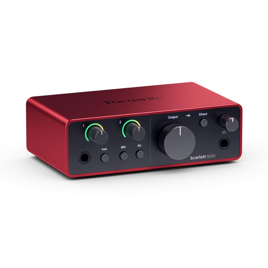 Focusrite Scarlett Solo 4th Gen USB-C Audio Interface