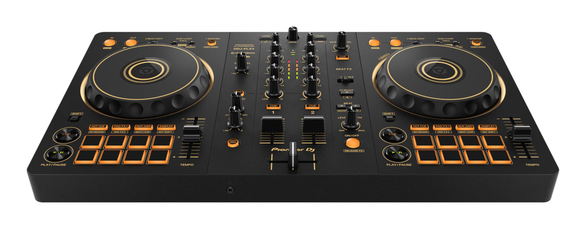 Pioneer DJ DDJ-FLX4-N DJ Controller (Gold Edition)