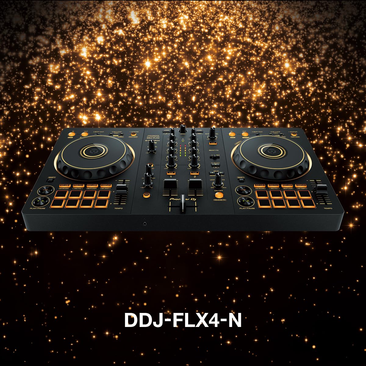 Pioneer DJ DDJ-FLX4-N DJ Controller (Gold Edition)