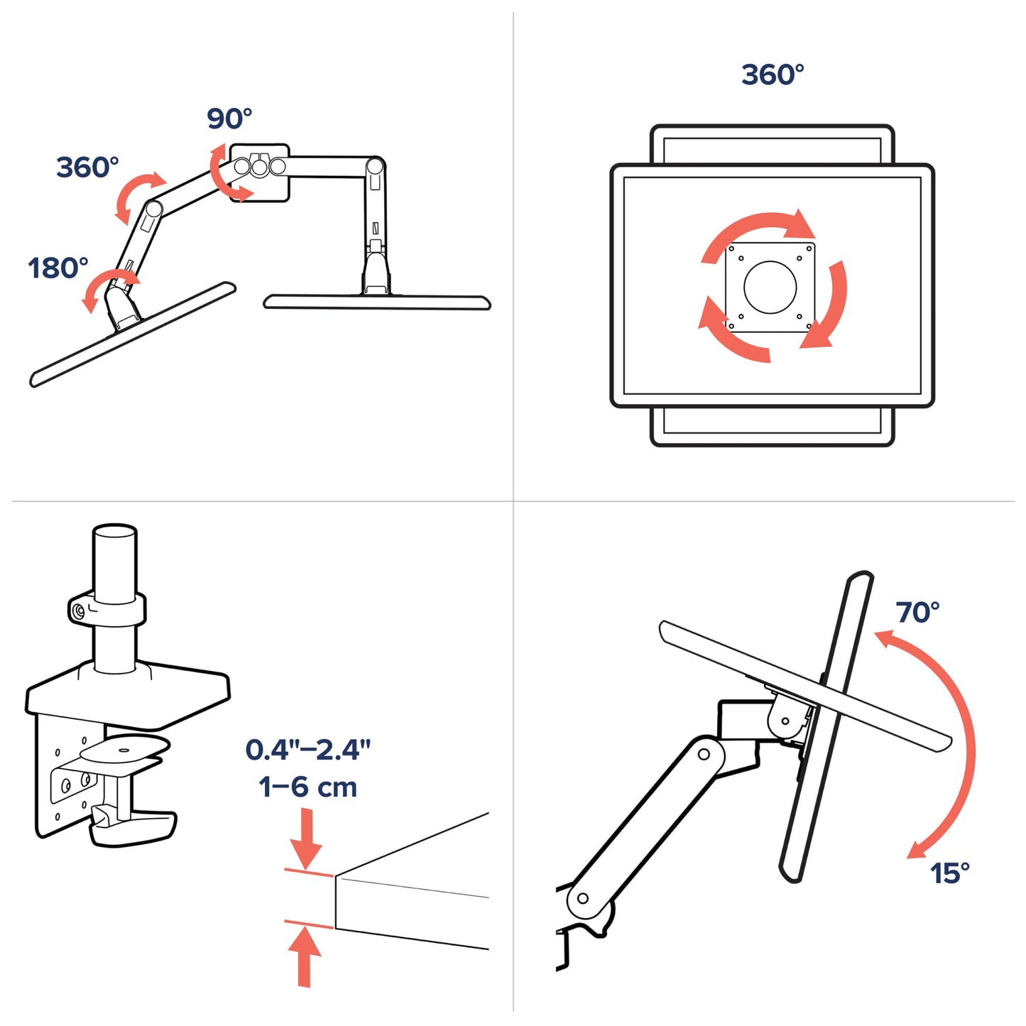 Ergotron LX Pro Dual Side-by-Side Monitor Arm