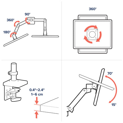 Ergotron LX Pro Dual Side-by-Side Monitor Arm