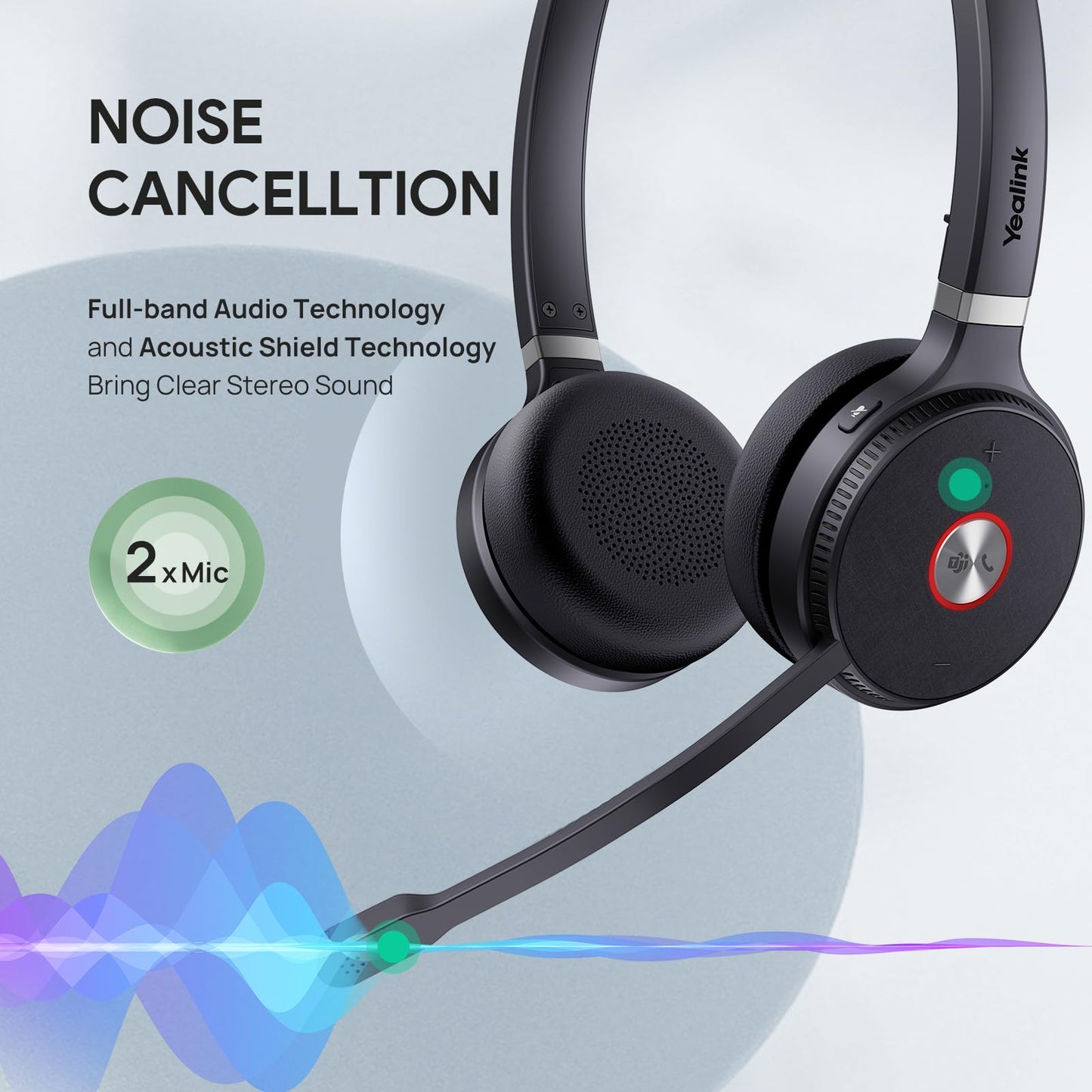 Yealink WH62 Dual UC DECT Wireless Headset