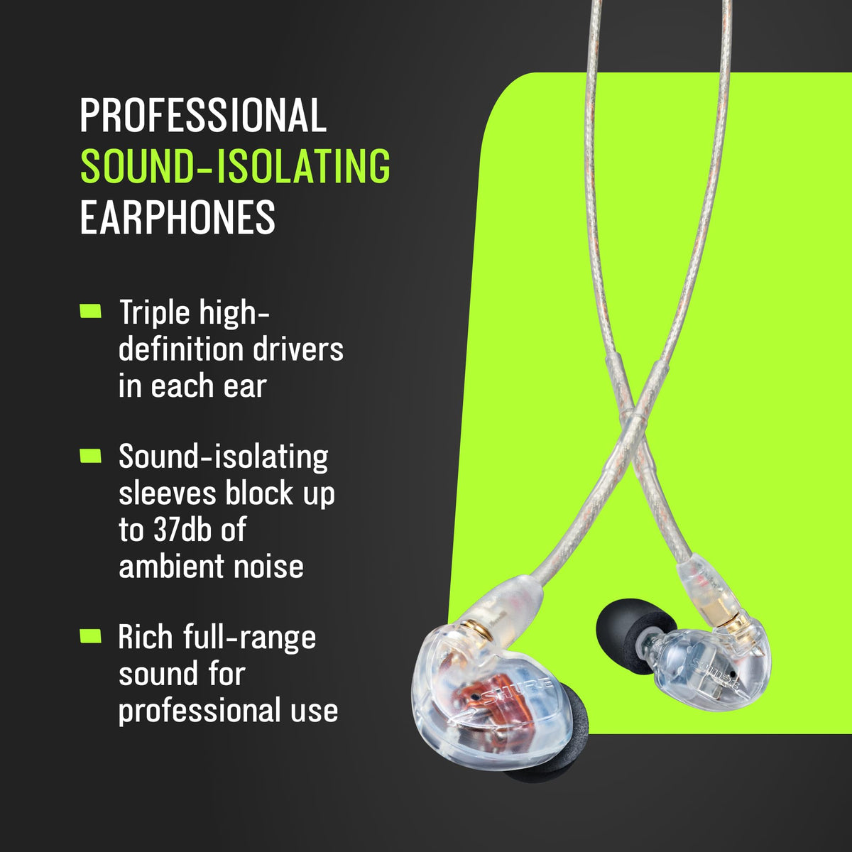 Shure SE535 Professional Sound Isolating Earphones