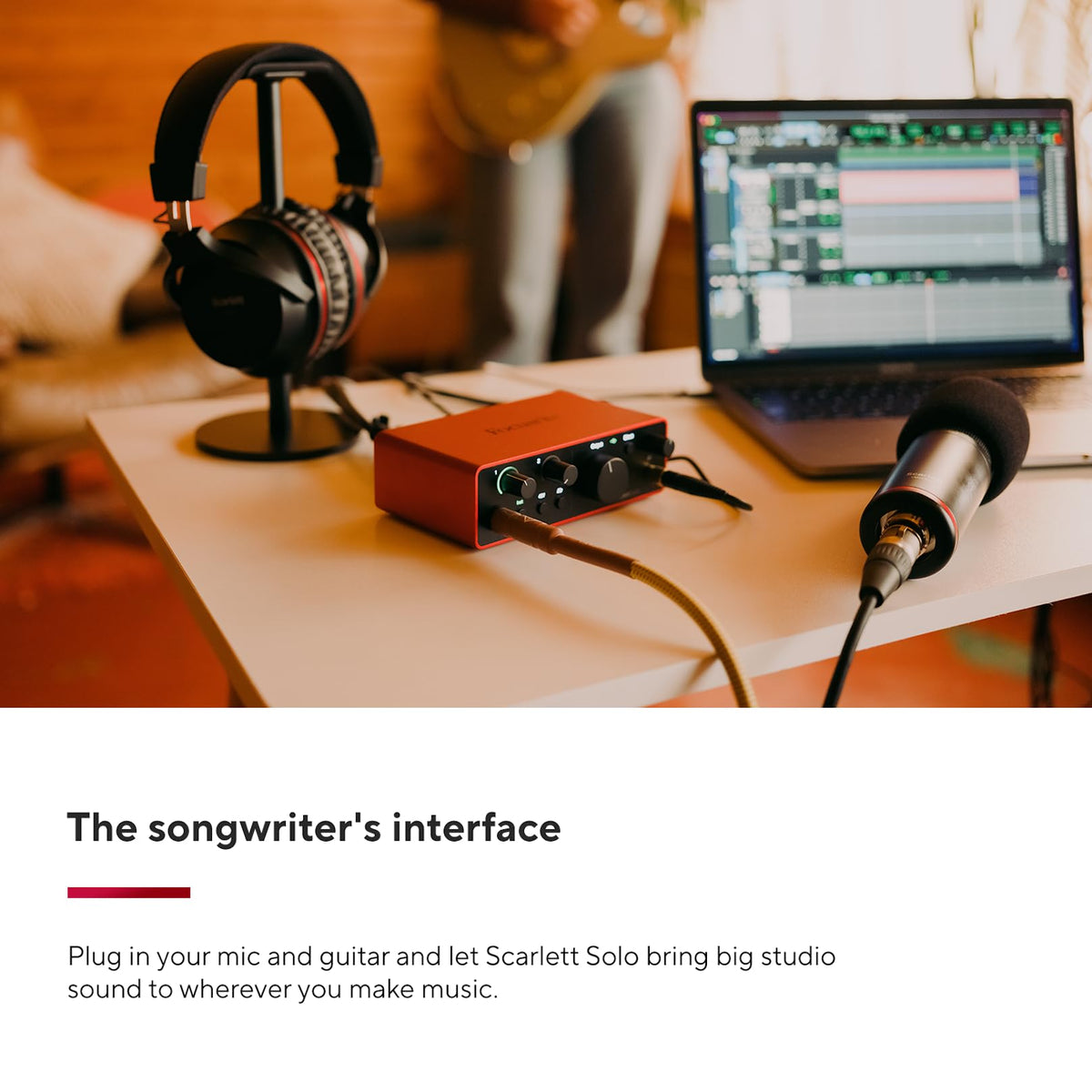 Focusrite Scarlett Solo 4th Gen USB-C Audio Interface