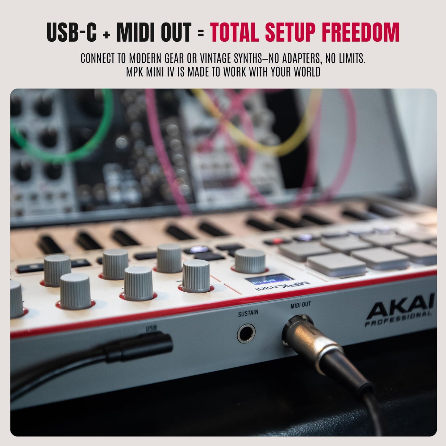 Akai Professional MPK Mini IV USB-MIDI 鍵盤控制器