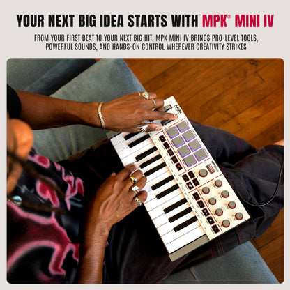 Akai Professional MPK Mini IV USB-MIDI 鍵盤控制器