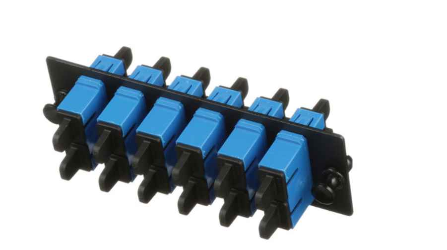 Panduit FAP w/6 SC Dupl Adapters (BU) Zirconia