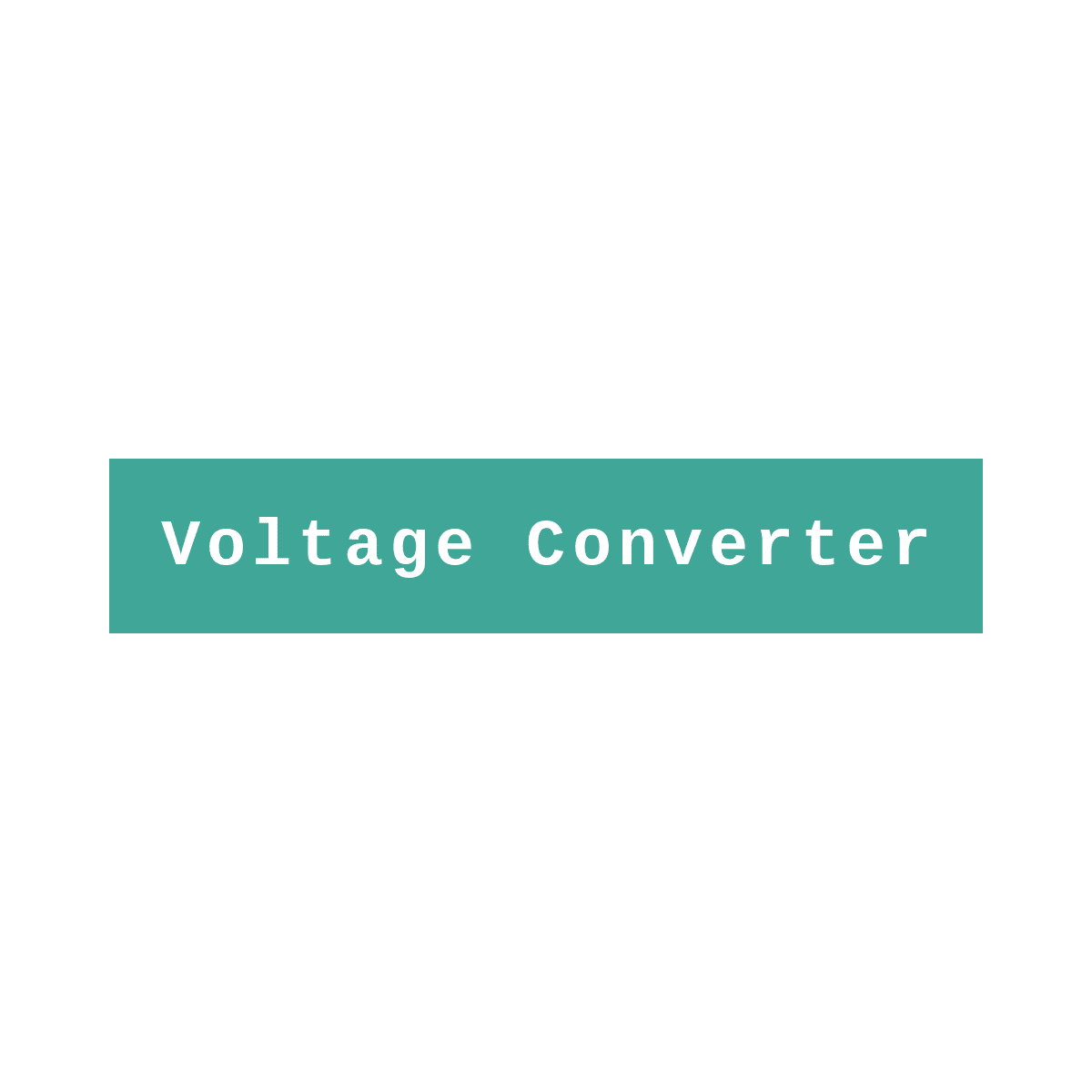Mini Voltage Converter From 220V To 100V