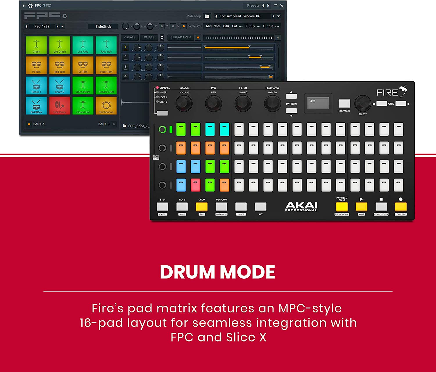 AKAI Professional Fire Midi Controller [For FL Studio] – Langya Tech