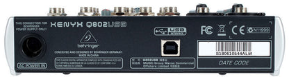 Behringer Xenyx Q802 USB Mixer