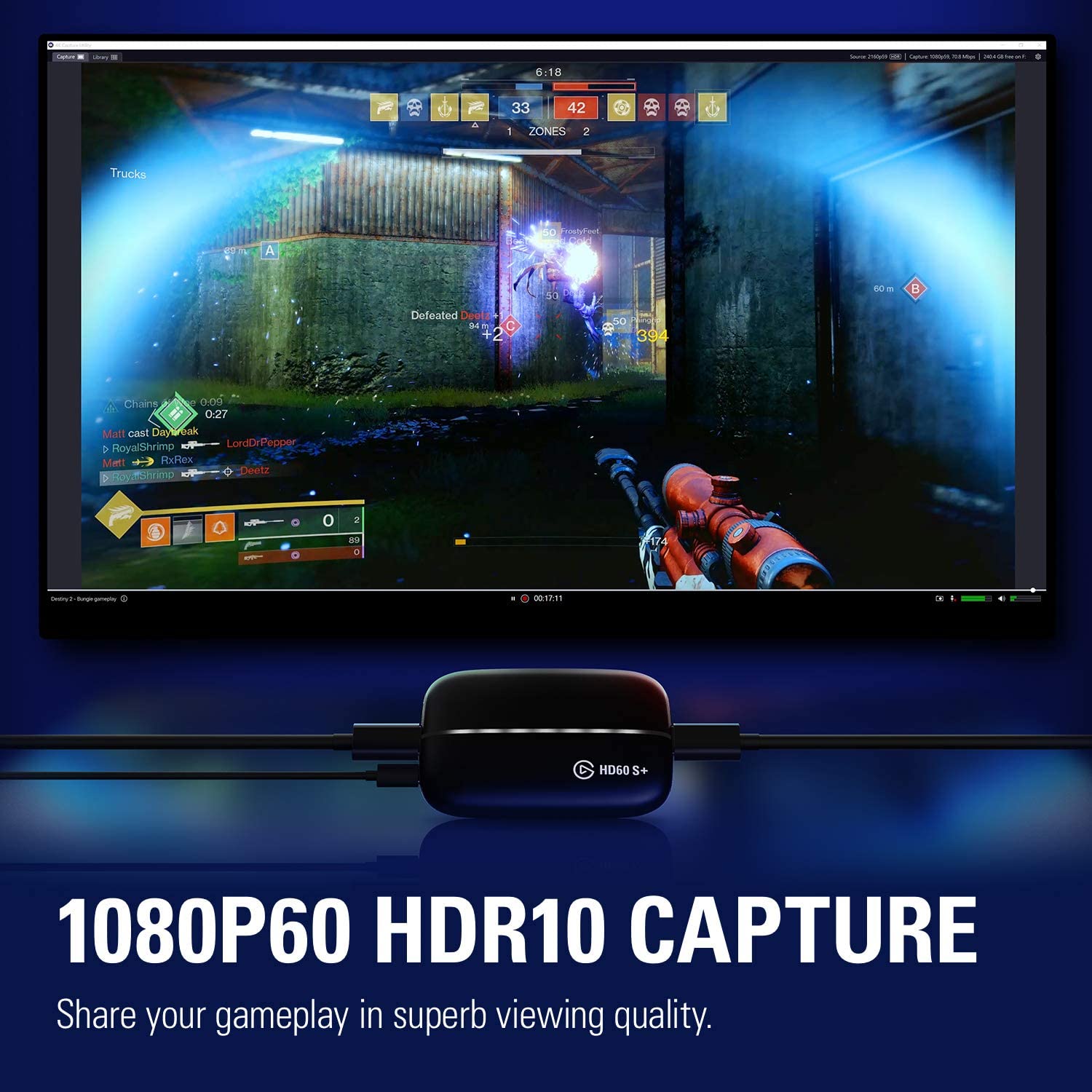 Capture Card Digram Elgato Game Capture HD60 S+ Capture Card – Langya Tech