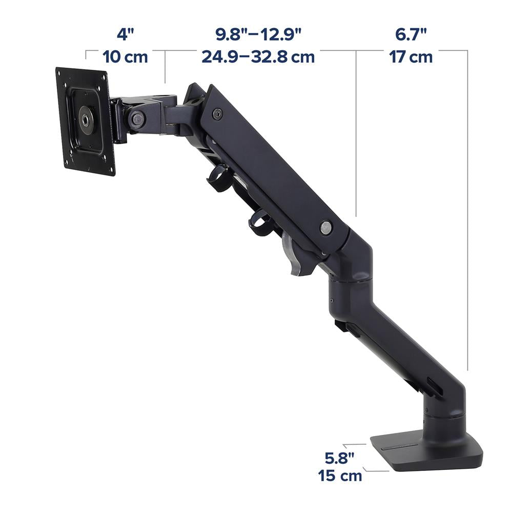 Ergotron HX Desk Monitor Arm with Heavy-duty Pivot