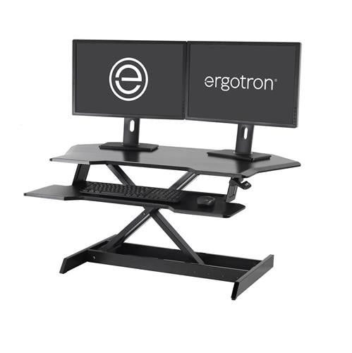 Ergotron WorkFit 轉角站立式辦公桌轉換器