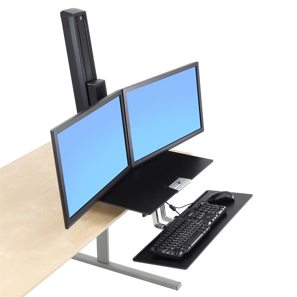 Ergotron WorkFit S Dual-Monitor Standing Desk Converter
