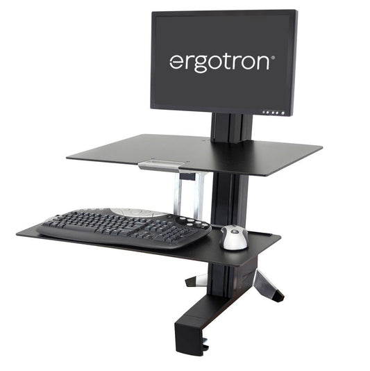 Ergotron WorkFit S 單顯示器站立式桌面轉換器